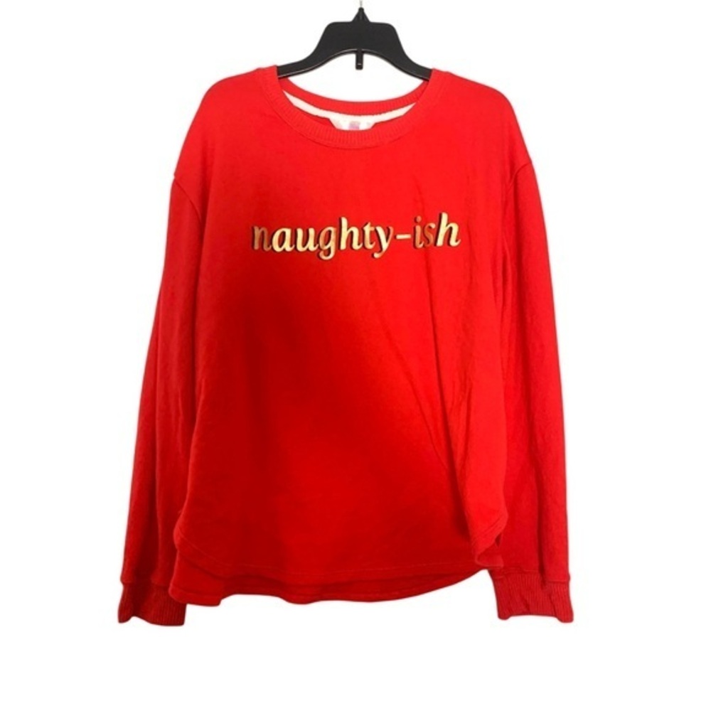 Secret Treasures Red Long Sleeve Tee Christmas